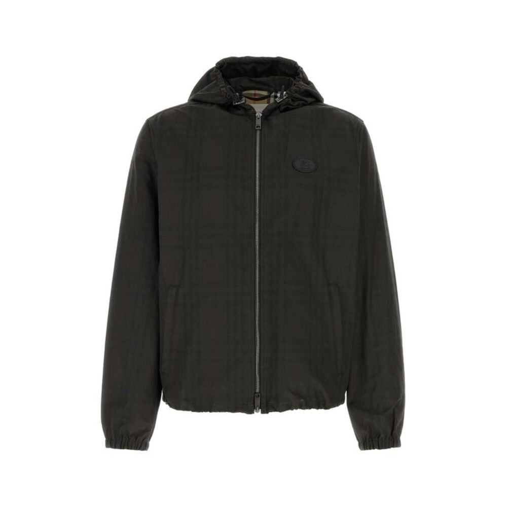 Burberry Men Printed Cotton Newport Jacket